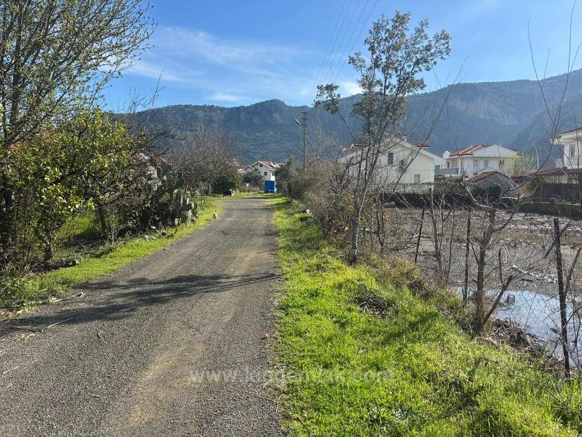Corner Plot With Residential Zone For Sale In Muğla Dalyan Arıkbaşı