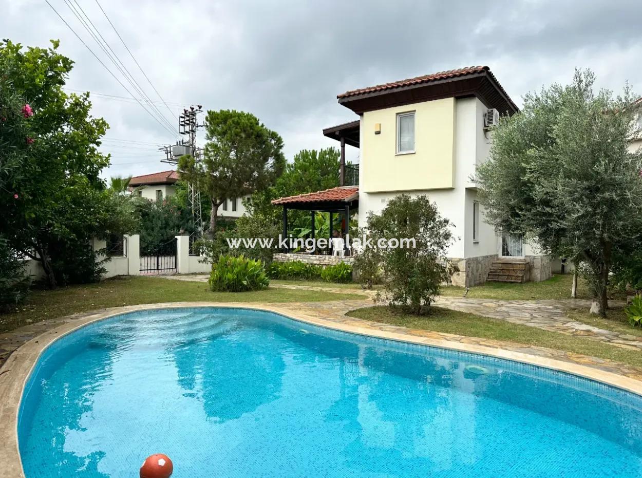 Detached Villa With Shared Pool And Lush Gardens In The Gülpınar Area Of Dalyan