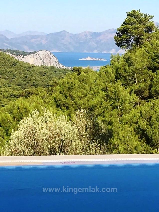 Dalyan Gökbel De Deniz Manzaralı Müstakil Villa