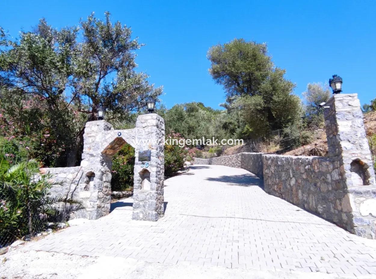 Dalyan Gökbel De Full İztuzu Plajı Ve Deniz Manzaralı Satılık Villa