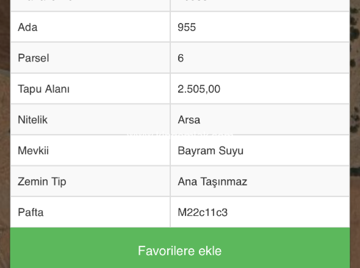 Denizli Serinhisarda Satılık Arsa