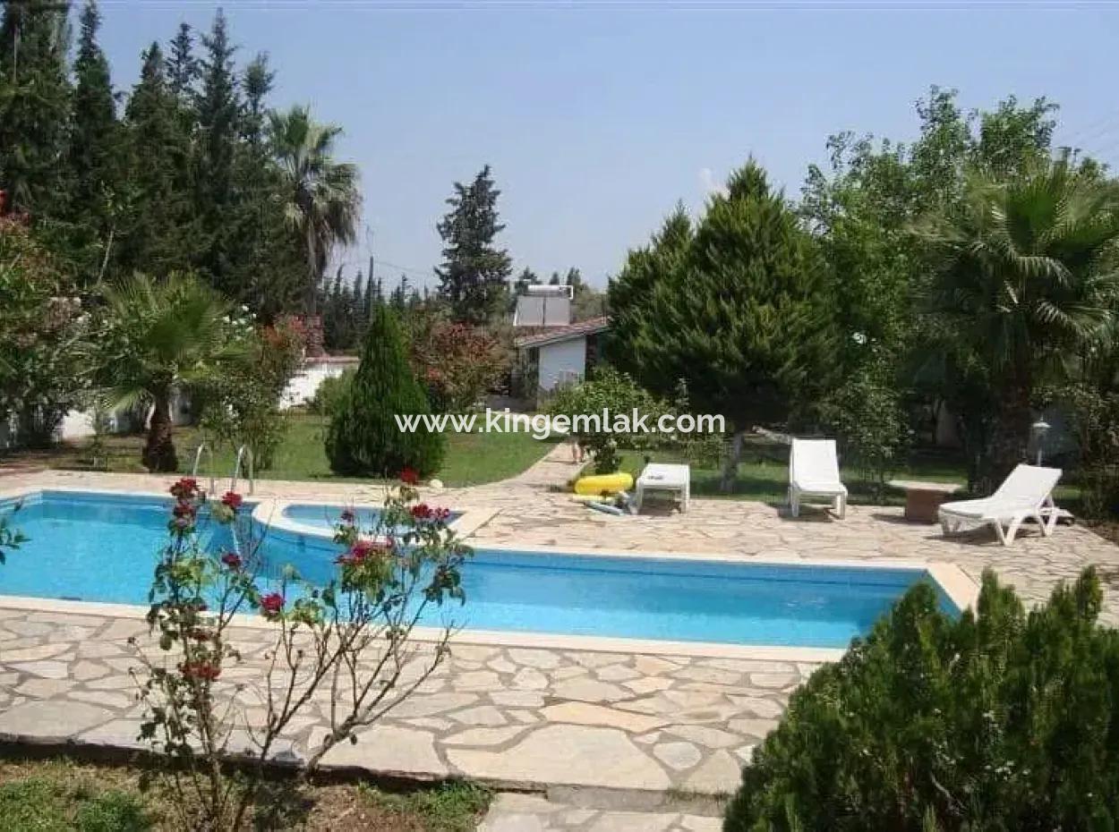 Dalyan Arıkbaşı Nda Satılık 1357 M2 Arsa İçersinde Bungalow