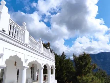 Dalyan Gökbel De Full İztuzu Plajı Ve Deniz Manzaralı Satılık Villa