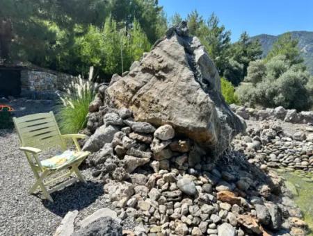 Dalyan Gökbel De Full İztuzu Plajı Ve Deniz Manzaralı Satılık Villa