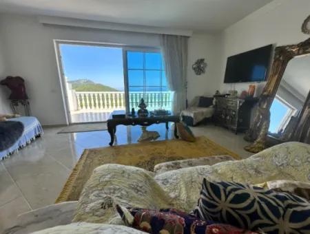 Dalyan Gökbel De Full İztuzu Plajı Ve Deniz Manzaralı Satılık Villa