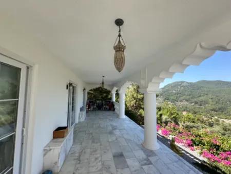 Dalyan Gökbel De Full İztuzu Plajı Ve Deniz Manzaralı Satılık Villa